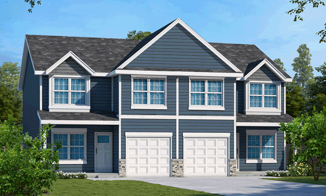 Collins-Duplex Model<br>Elevation 