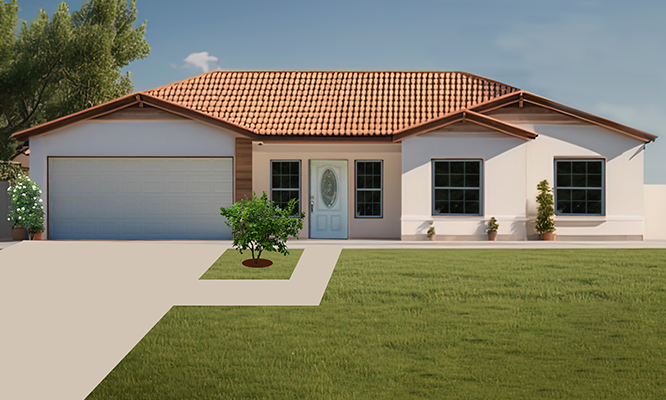 Gulf Breeze Model<br>Elevation 